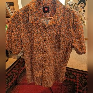 Quiksilver Floral Button Down